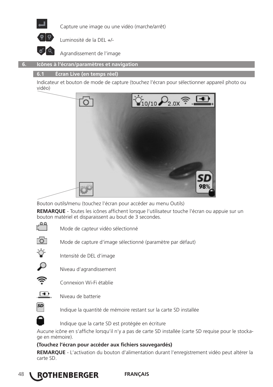 ROTHENBERGER ROSCOPE i2000 User Manual | Page 50 / 308