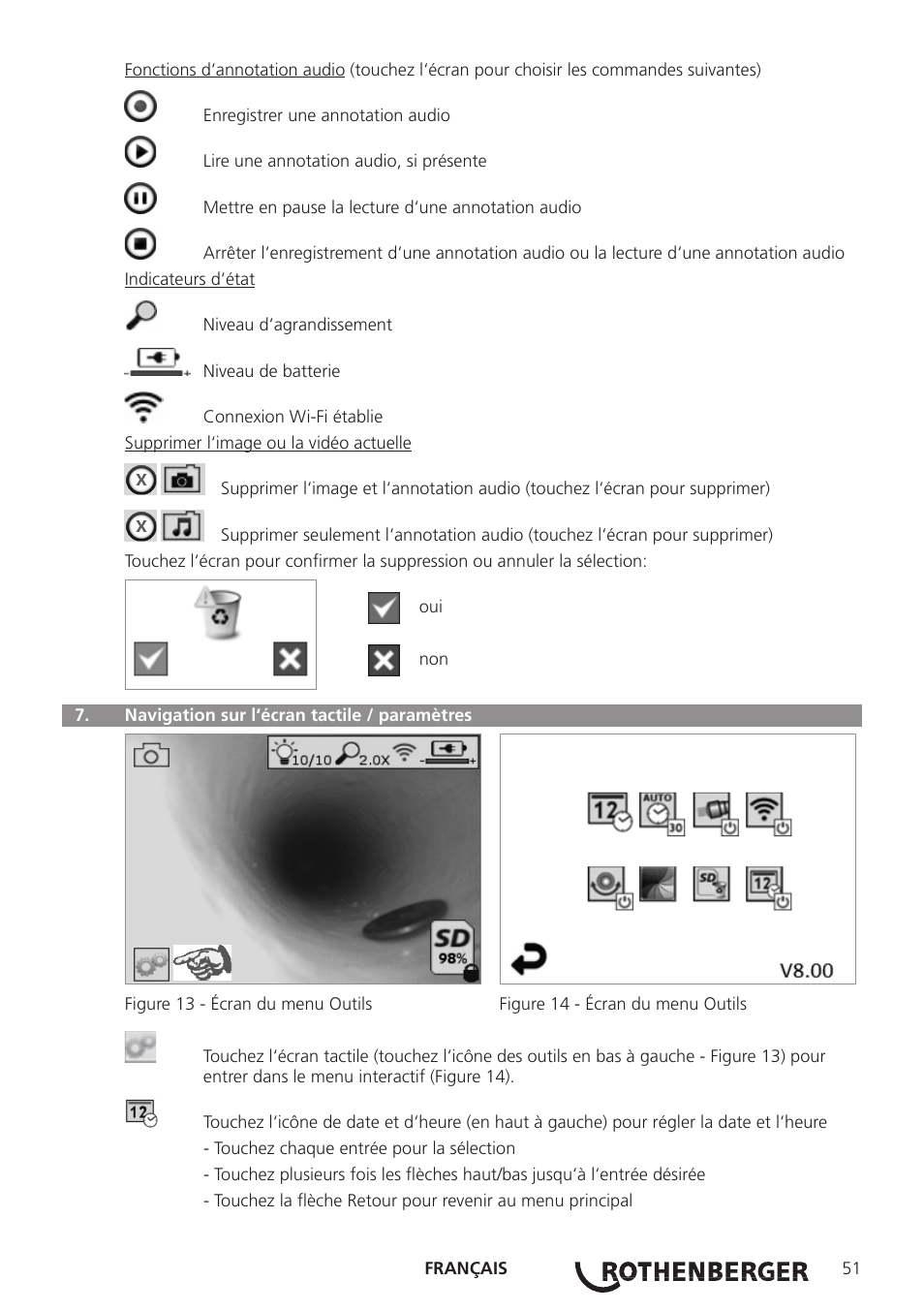 ROTHENBERGER ROSCOPE i2000 User Manual | Page 53 / 308