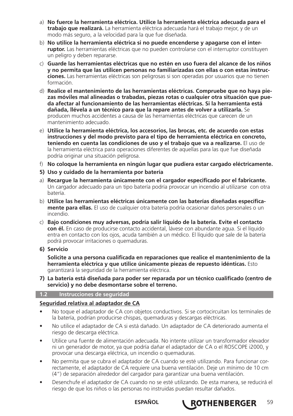 ROTHENBERGER ROSCOPE i2000 User Manual | Page 61 / 308