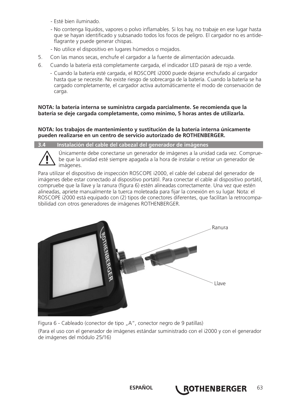 ROTHENBERGER ROSCOPE i2000 User Manual | Page 65 / 308