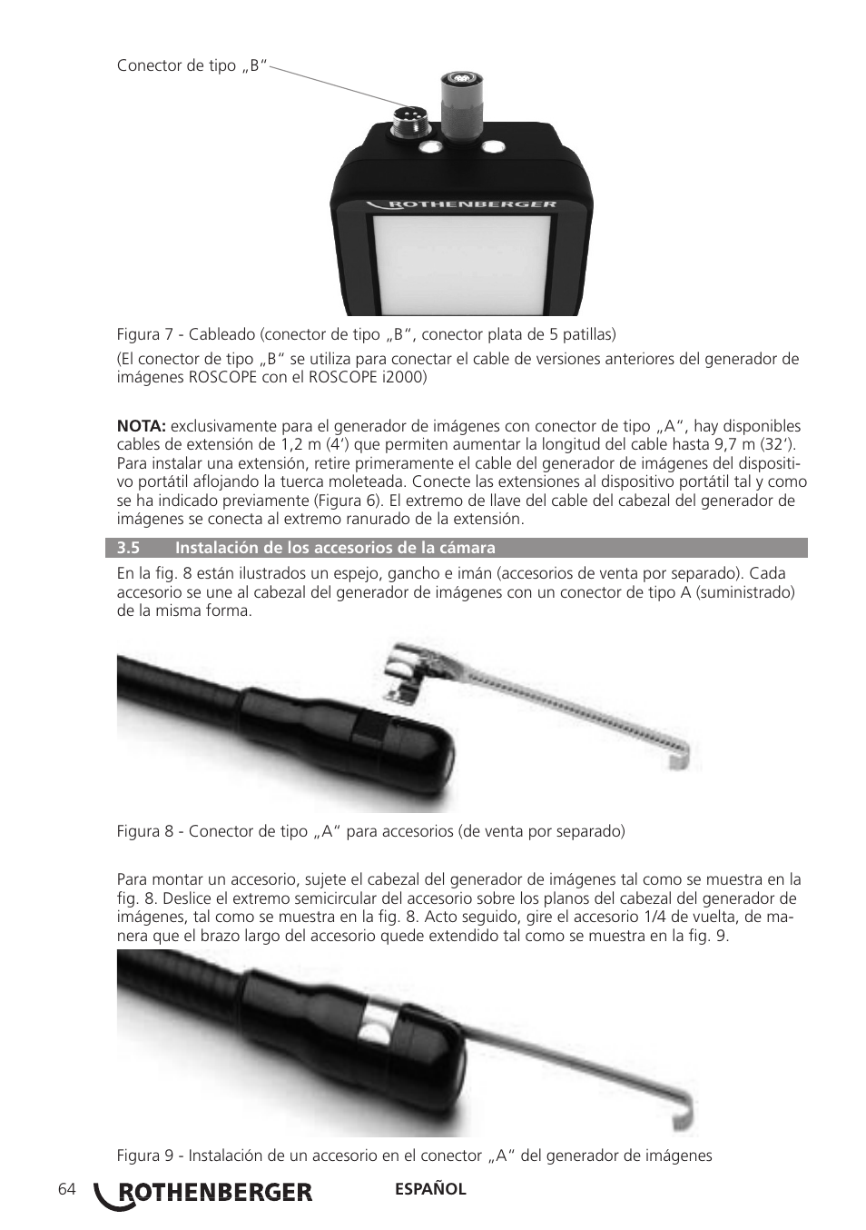 ROTHENBERGER ROSCOPE i2000 User Manual | Page 66 / 308