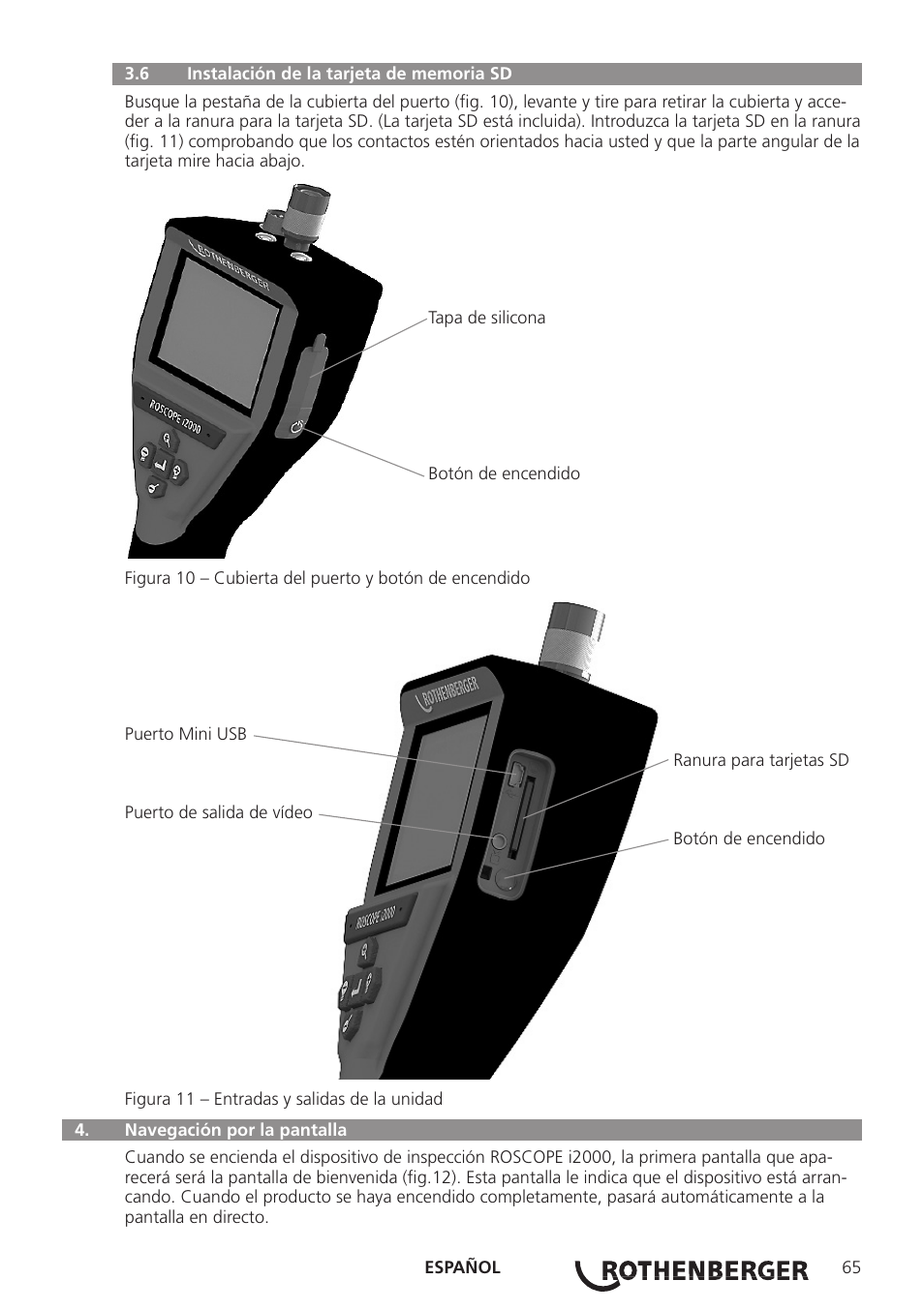 ROTHENBERGER ROSCOPE i2000 User Manual | Page 67 / 308