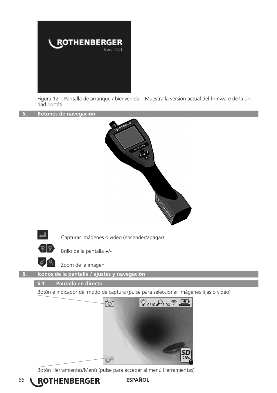 ROTHENBERGER ROSCOPE i2000 User Manual | Page 68 / 308