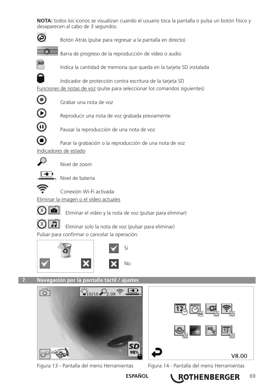 ROTHENBERGER ROSCOPE i2000 User Manual | Page 71 / 308