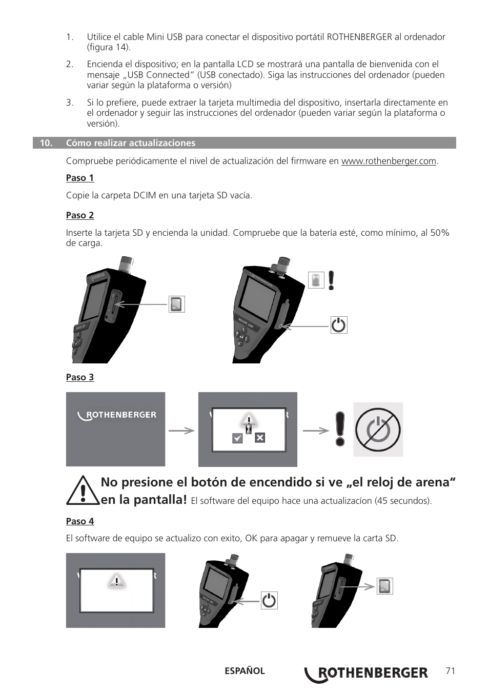ROTHENBERGER ROSCOPE i2000 User Manual | Page 73 / 308