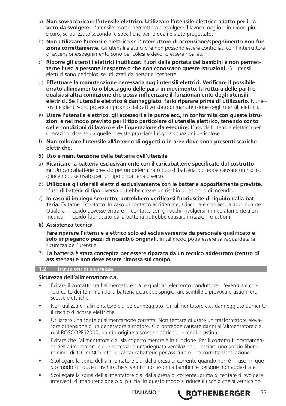 ROTHENBERGER ROSCOPE i2000 User Manual | Page 79 / 308