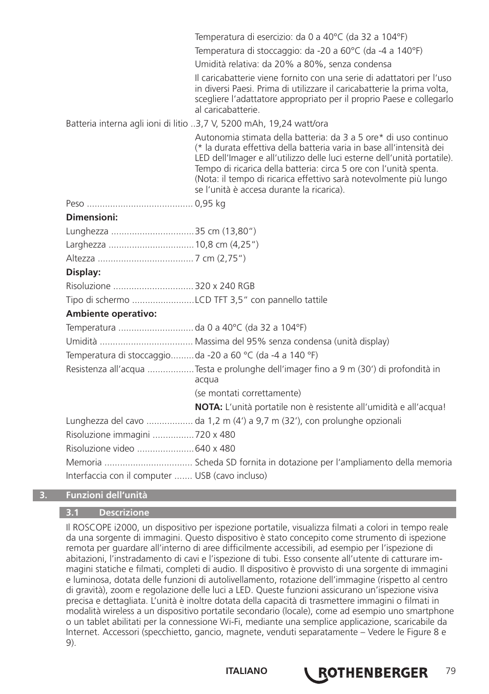 ROTHENBERGER ROSCOPE i2000 User Manual | Page 81 / 308