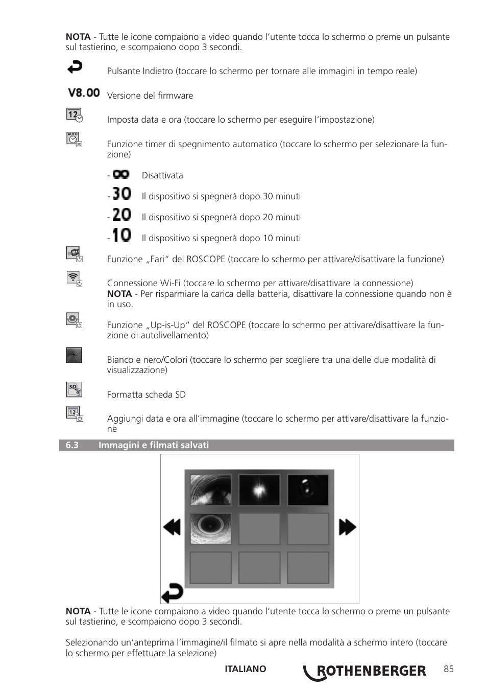 ROTHENBERGER ROSCOPE i2000 User Manual | Page 87 / 308