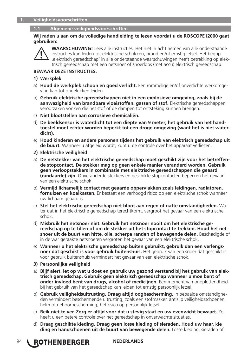 ROTHENBERGER ROSCOPE i2000 User Manual | Page 96 / 308