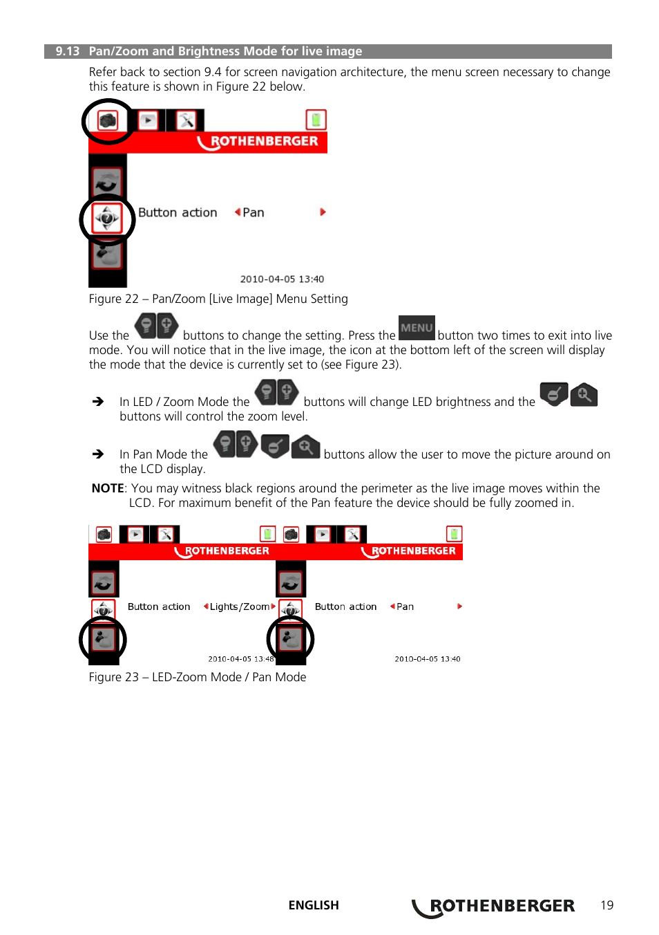 ROTHENBERGER ROSCOPE 1000 Set TEC 1000 User Manual | Page 21 / 96