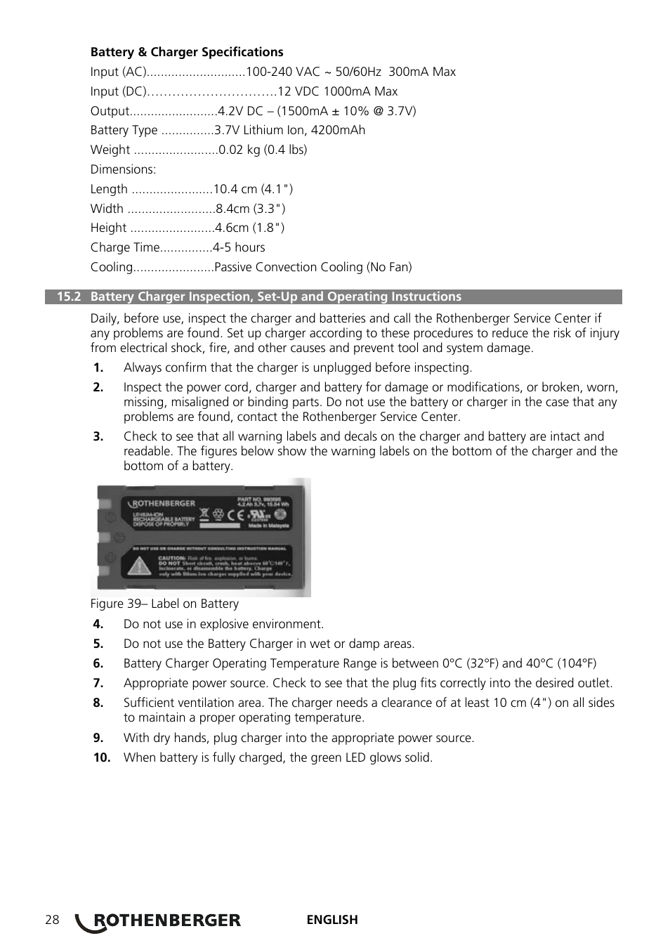 ROTHENBERGER ROSCOPE 1000 Set TEC 1000 User Manual | Page 30 / 96