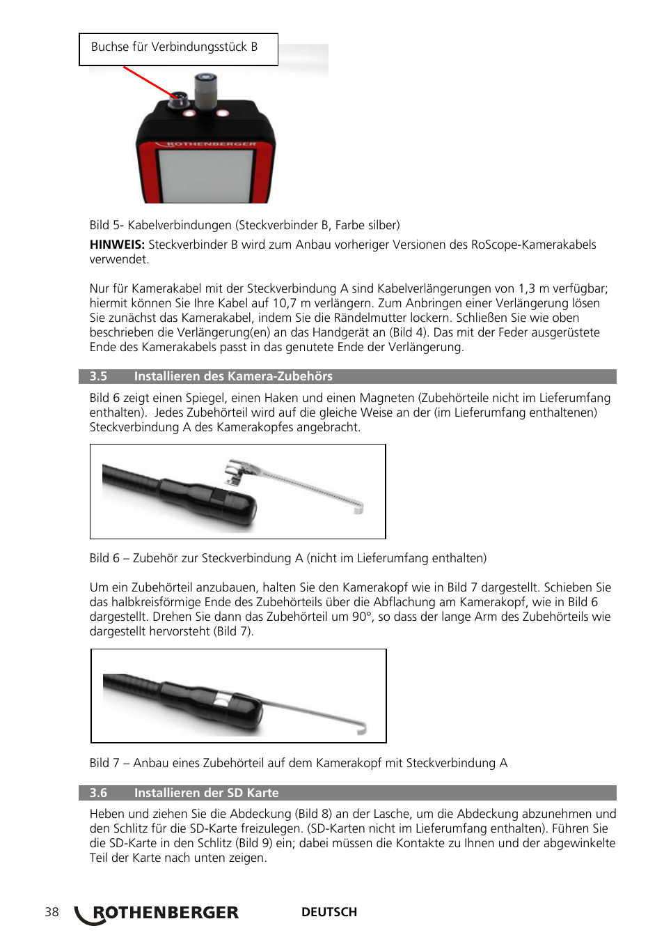 ROTHENBERGER ROSCOPE 1000 Set TEC 1000 User Manual | Page 40 / 96