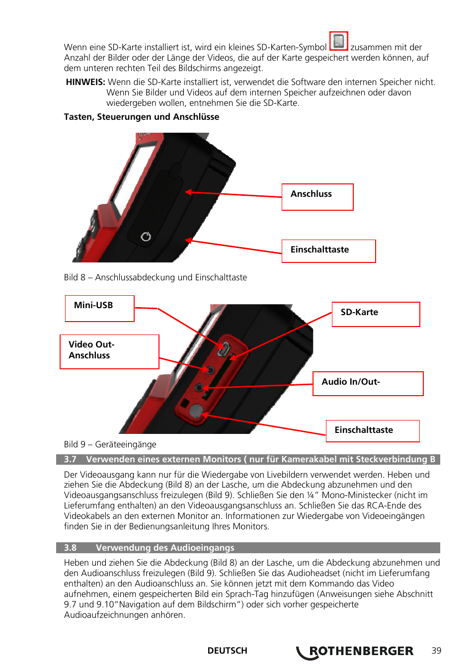 ROTHENBERGER ROSCOPE 1000 Set TEC 1000 User Manual | Page 41 / 96