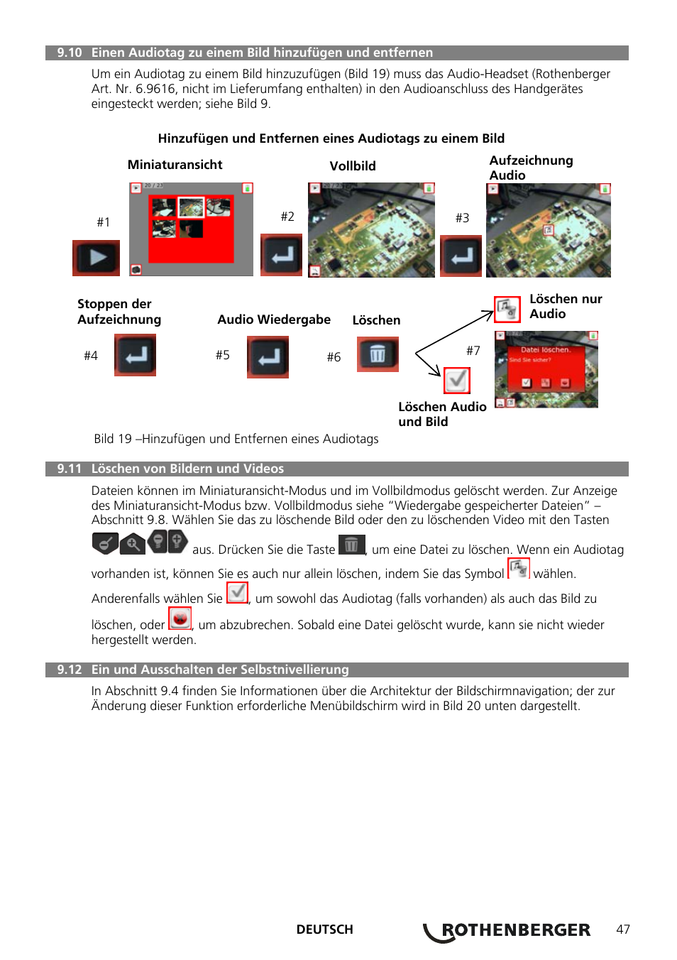 ROTHENBERGER ROSCOPE 1000 Set TEC 1000 User Manual | Page 49 / 96