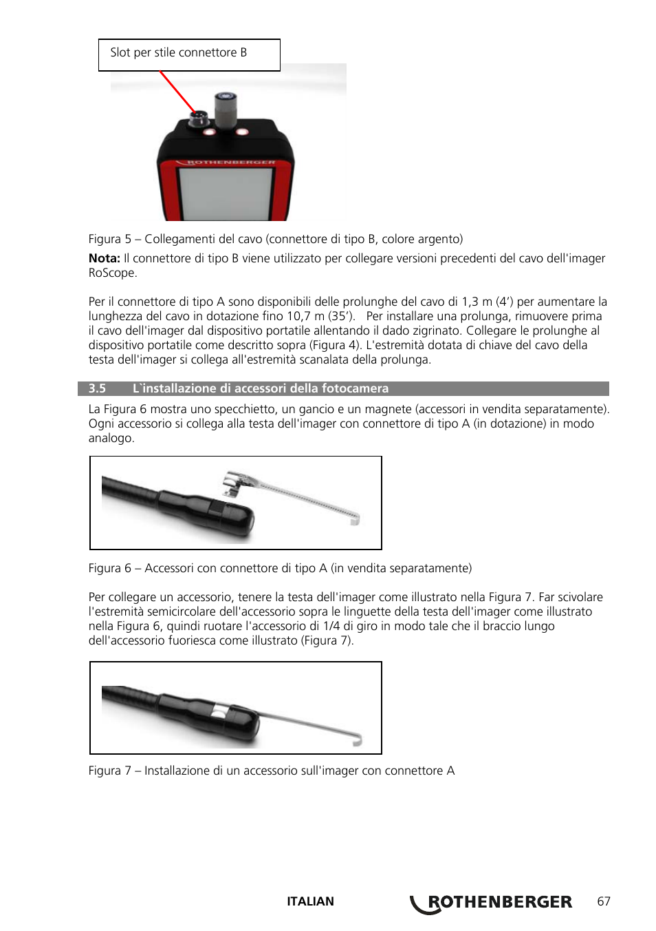 ROTHENBERGER ROSCOPE 1000 Set TEC 1000 User Manual | Page 69 / 96