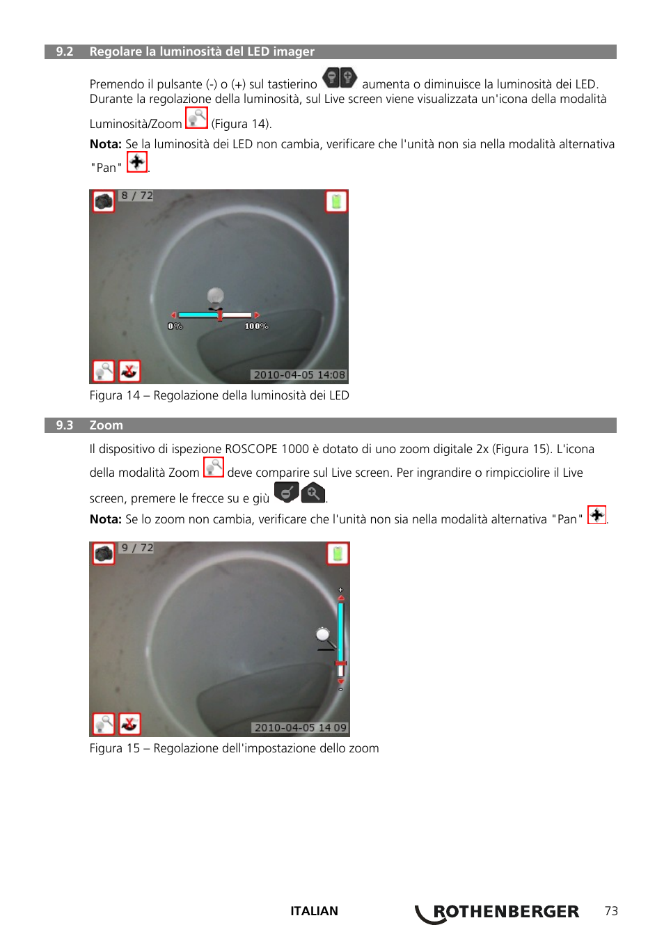 ROTHENBERGER ROSCOPE 1000 Set TEC 1000 User Manual | Page 75 / 96