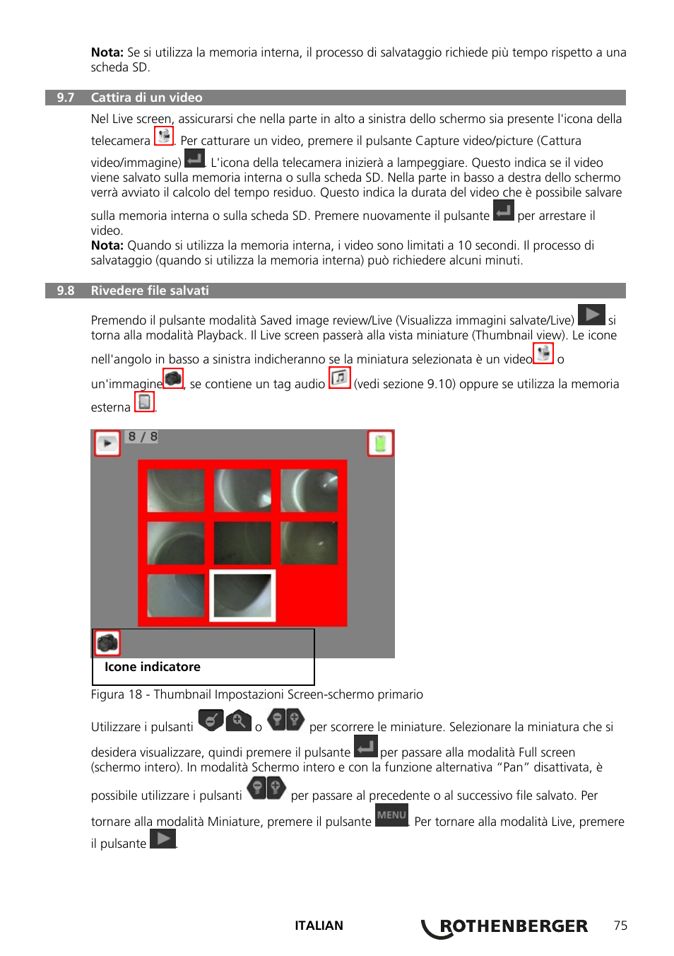 ROTHENBERGER ROSCOPE 1000 Set TEC 1000 User Manual | Page 77 / 96
