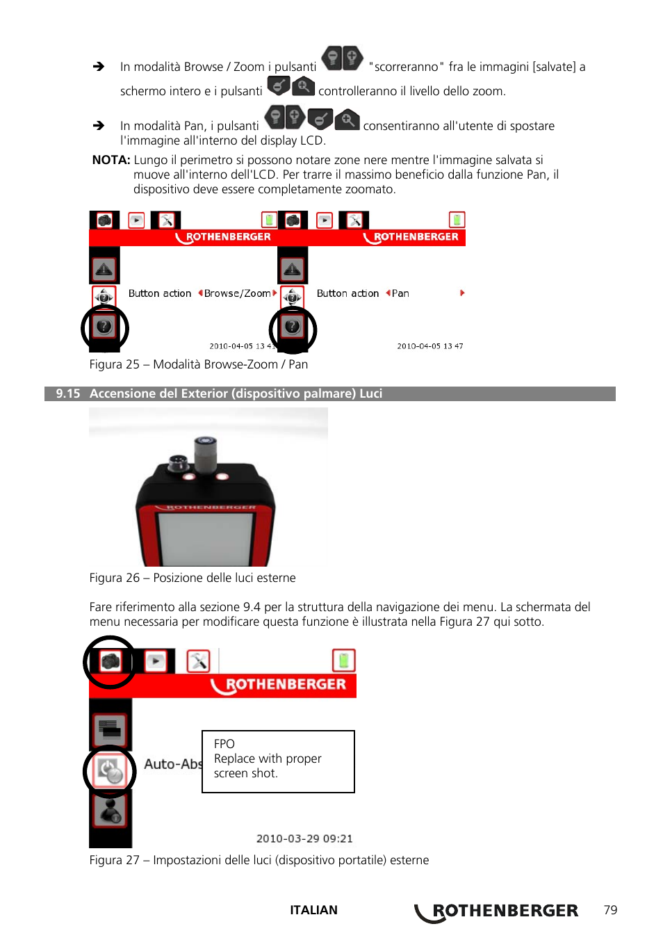 ROTHENBERGER ROSCOPE 1000 Set TEC 1000 User Manual | Page 81 / 96