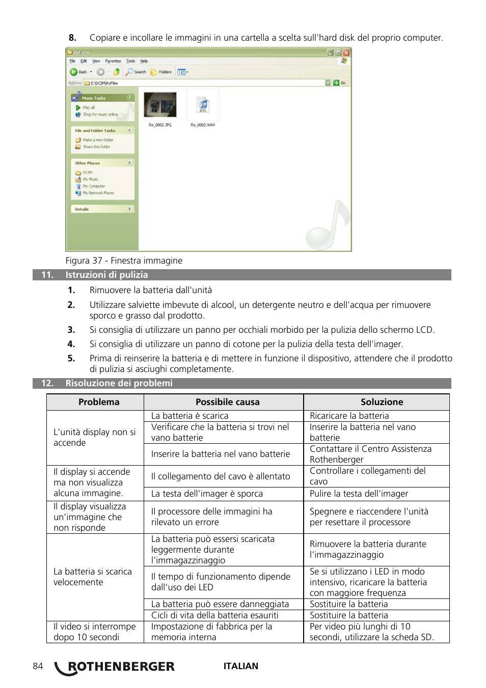 ROTHENBERGER ROSCOPE 1000 Set TEC 1000 User Manual | Page 86 / 96