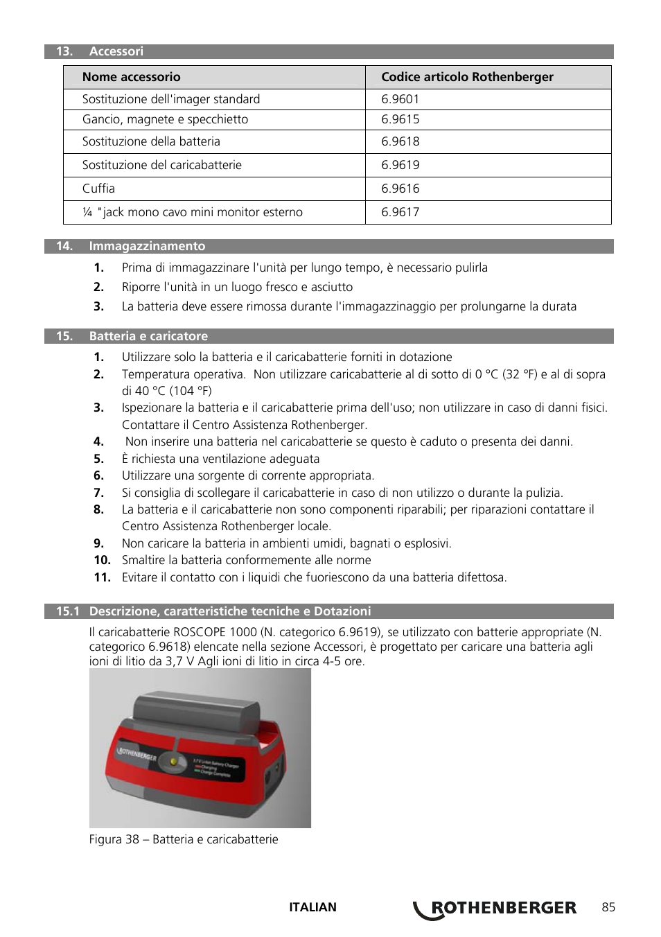 ROTHENBERGER ROSCOPE 1000 Set TEC 1000 User Manual | Page 87 / 96