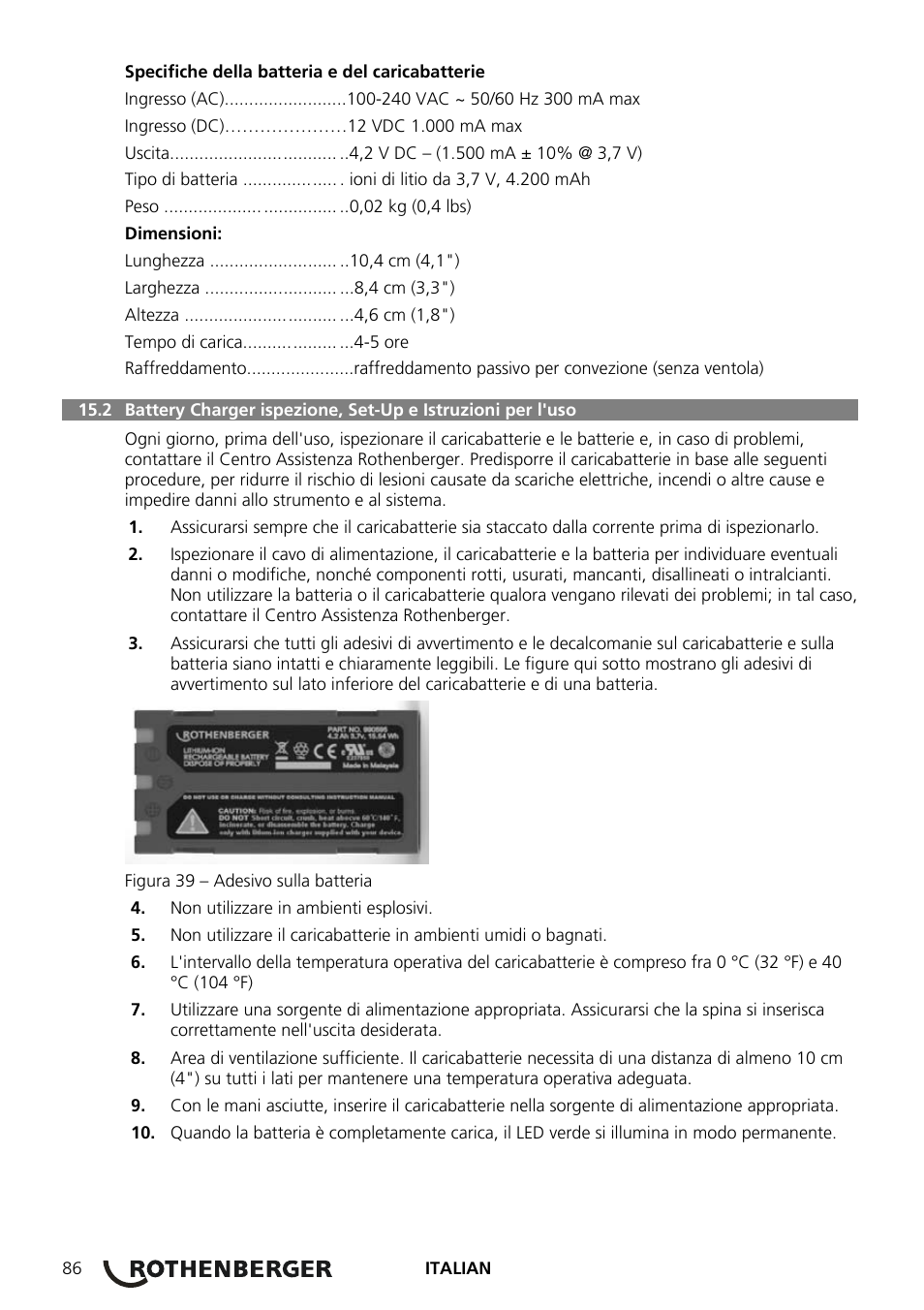 ROTHENBERGER ROSCOPE 1000 Set TEC 1000 User Manual | Page 88 / 96