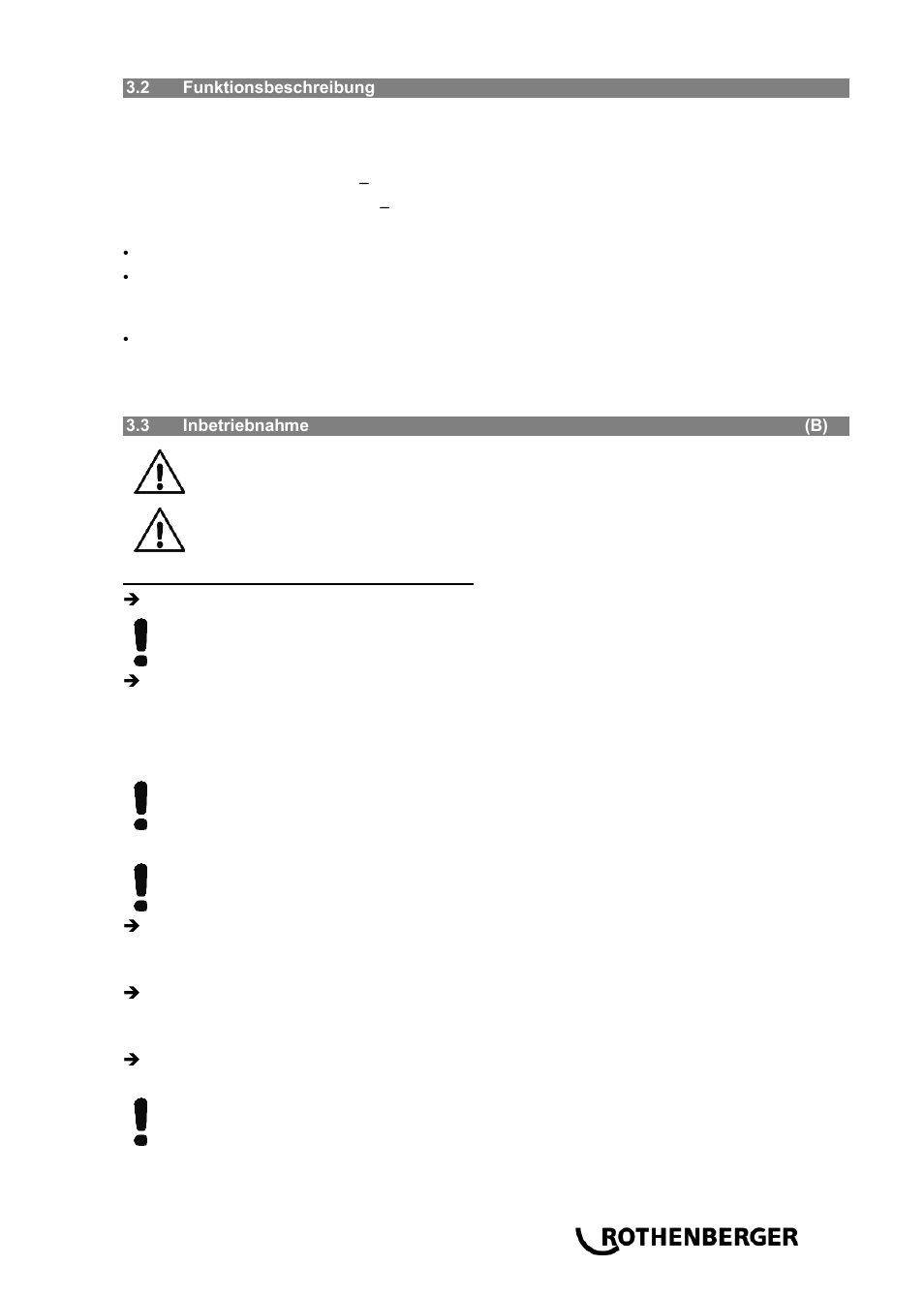 ROTHENBERGER Hochdruck-Rohrreiniger User Manual | Page 9 / 76