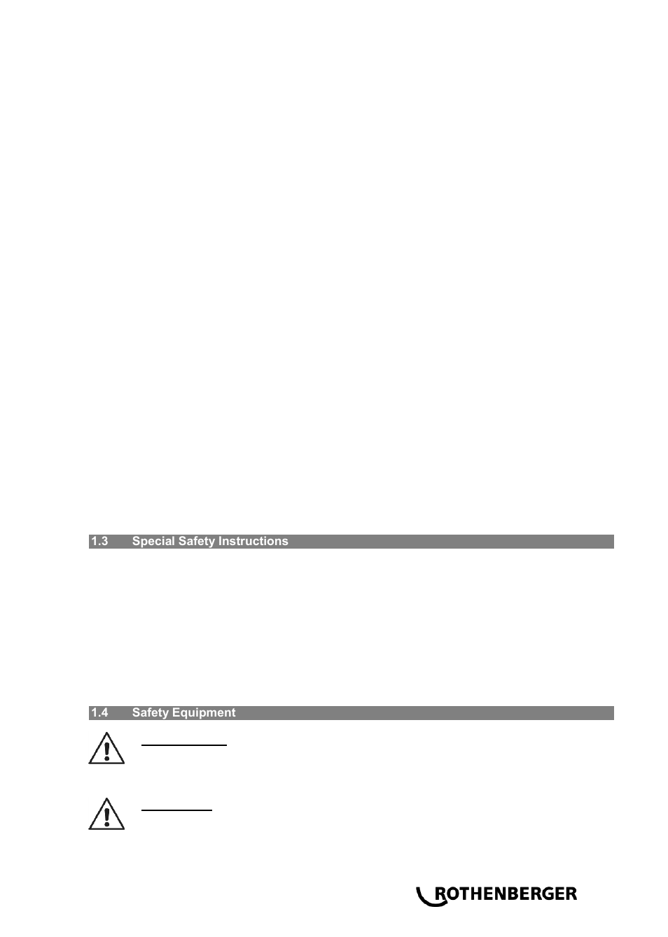 ROTHENBERGER R 100 SP User Manual | Page 13 / 52