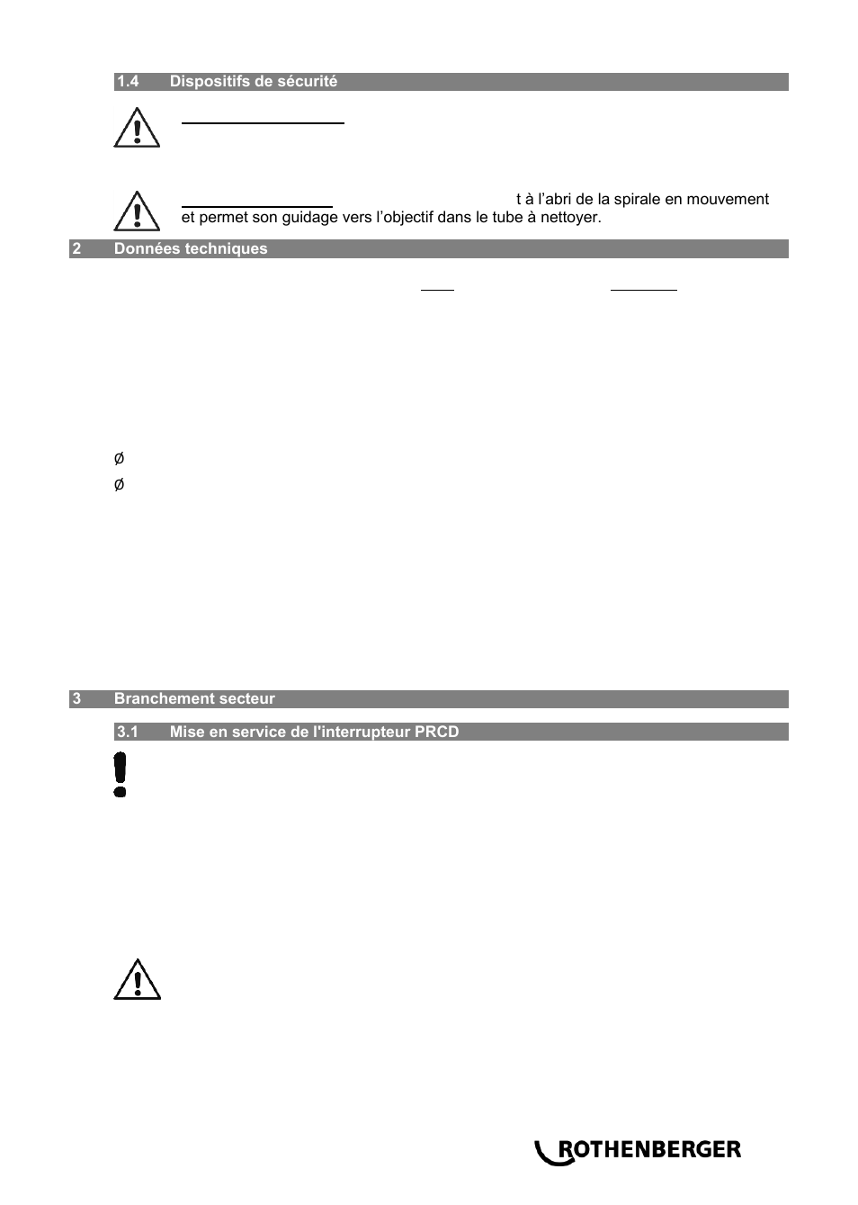 ROTHENBERGER R 100 SP User Manual | Page 21 / 52