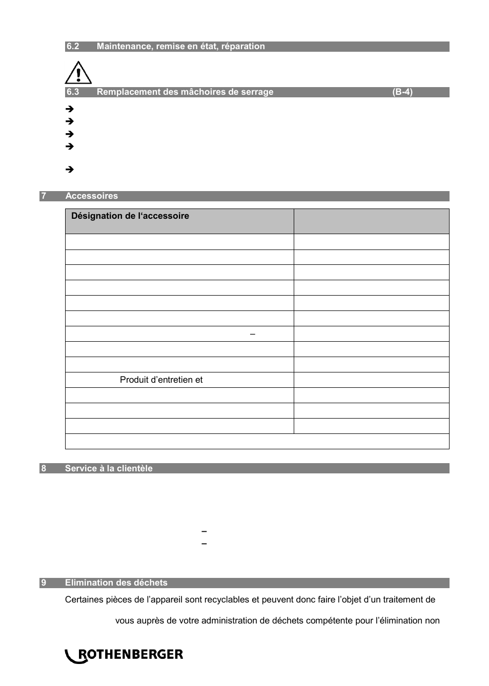 ROTHENBERGER R 100 SP User Manual | Page 24 / 52