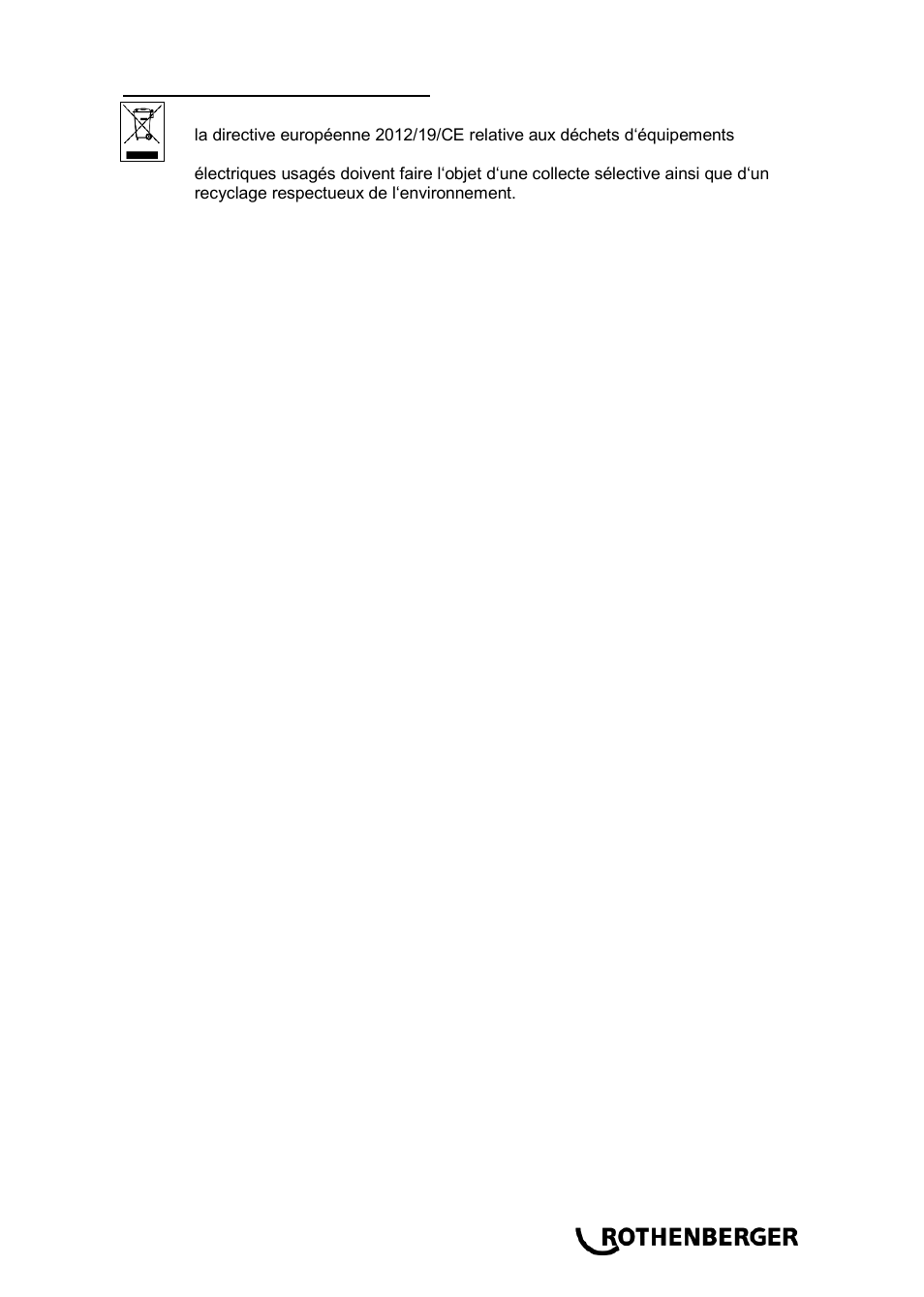 ROTHENBERGER R 100 SP User Manual | Page 25 / 52