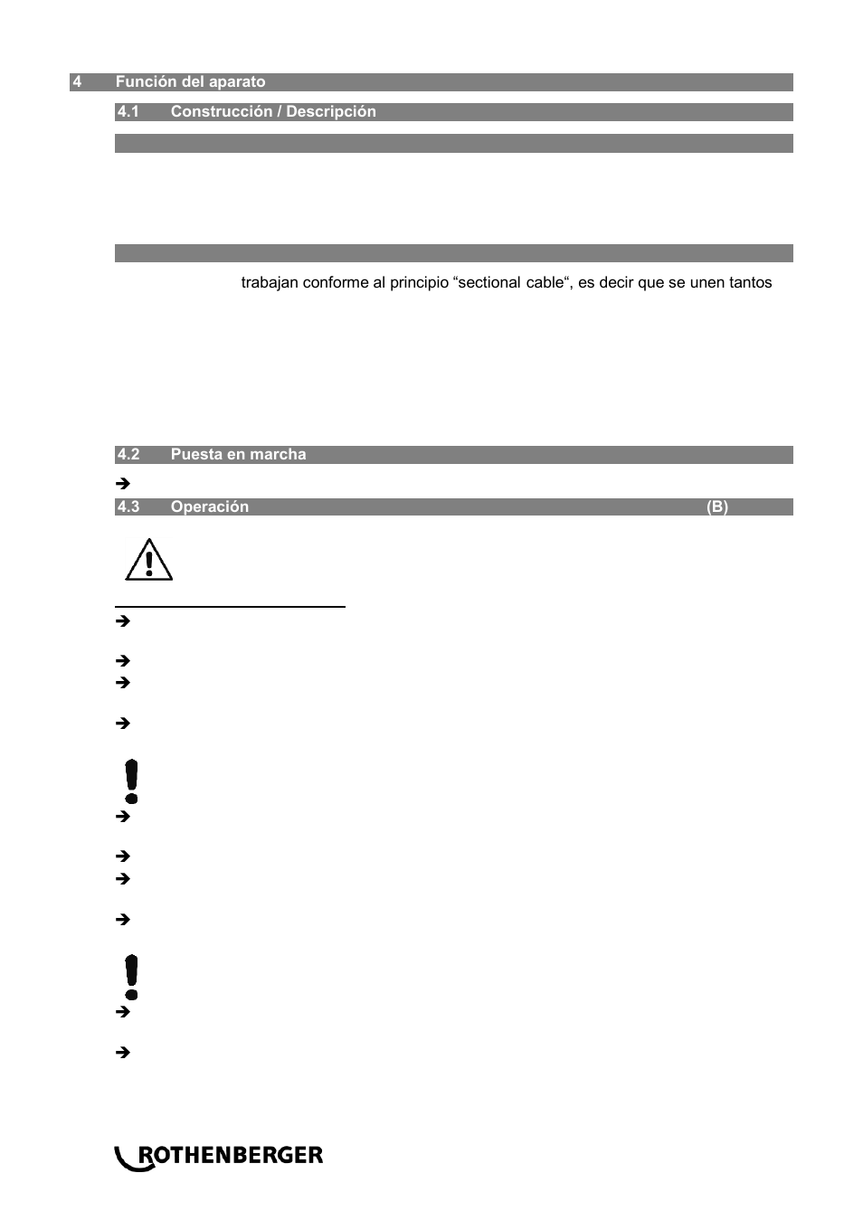 ROTHENBERGER R 100 SP User Manual | Page 30 / 52