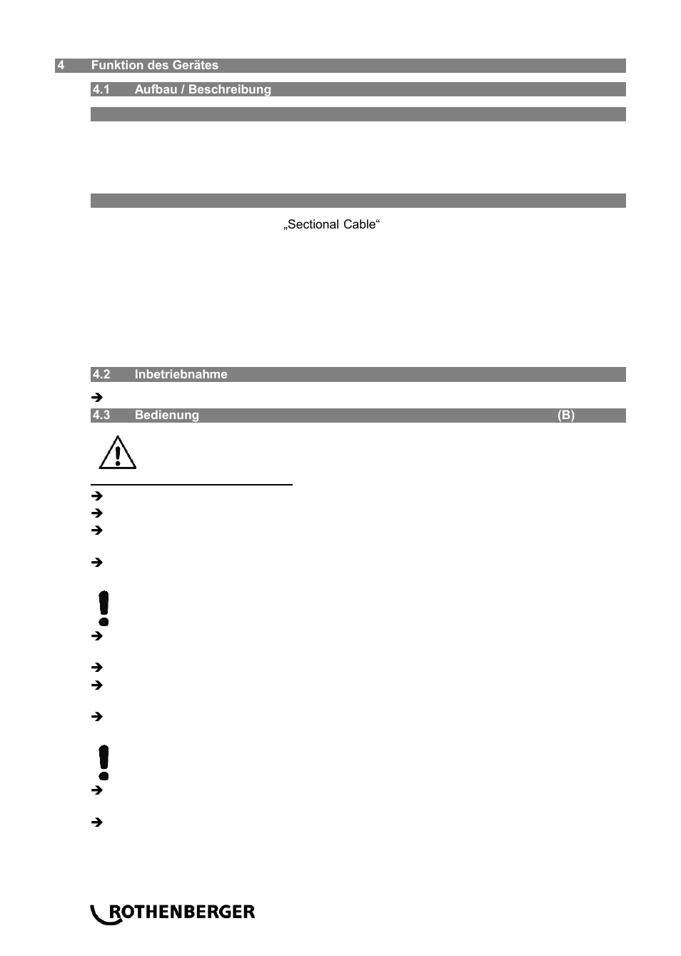 ROTHENBERGER R 100 SP User Manual | Page 8 / 52