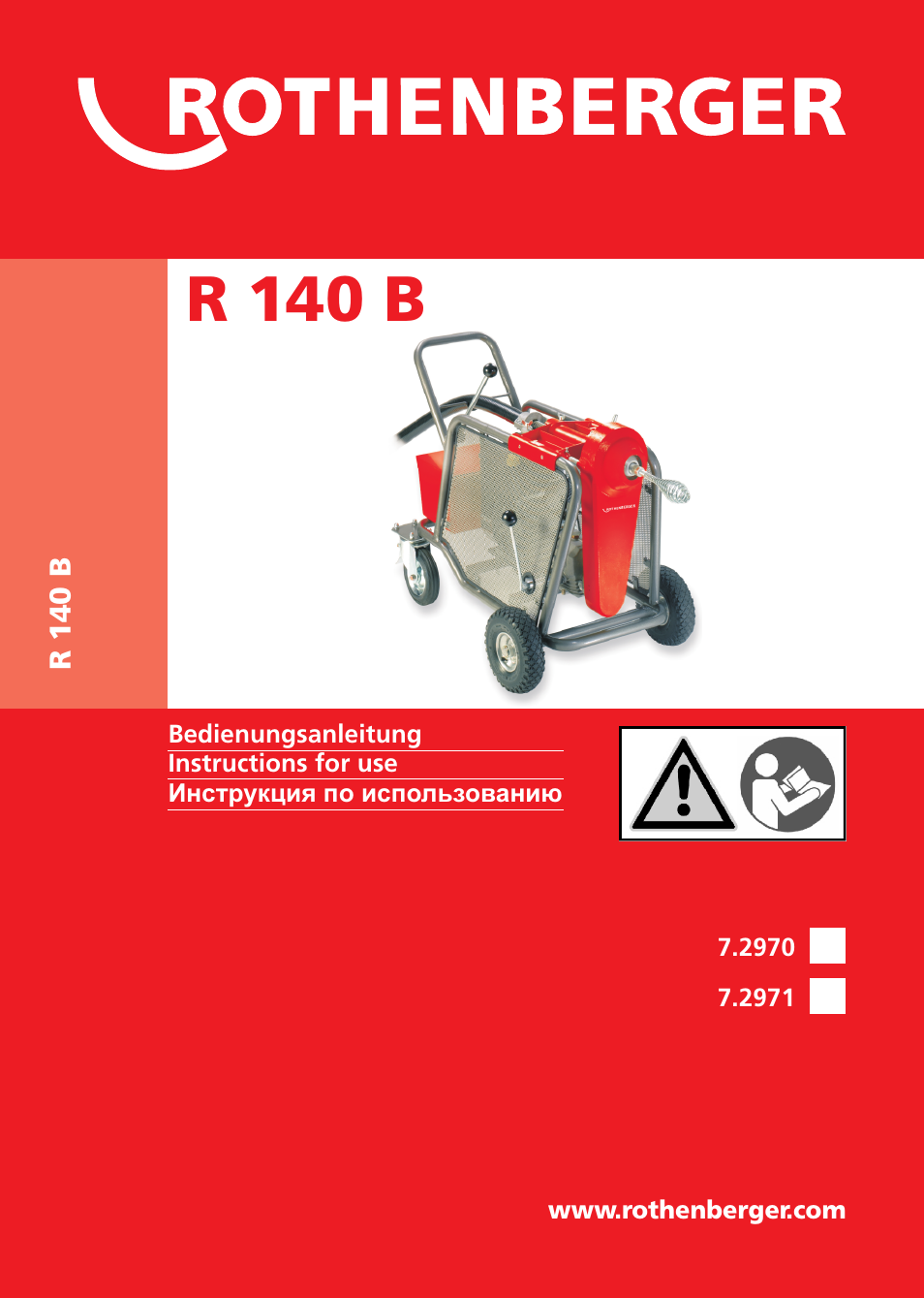 ROTHENBERGER R 140 B User Manual | 32 pages