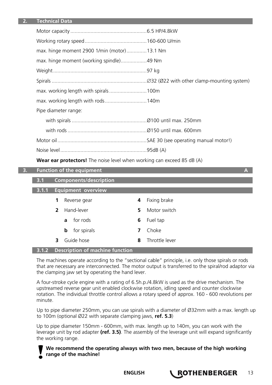 ROTHENBERGER R 140 B User Manual | Page 15 / 32