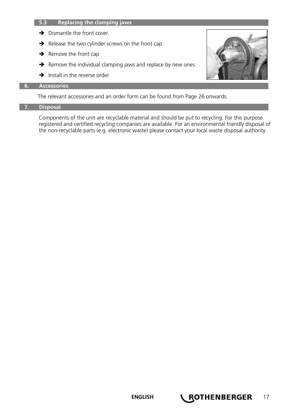 ROTHENBERGER R 140 B User Manual | Page 19 / 32