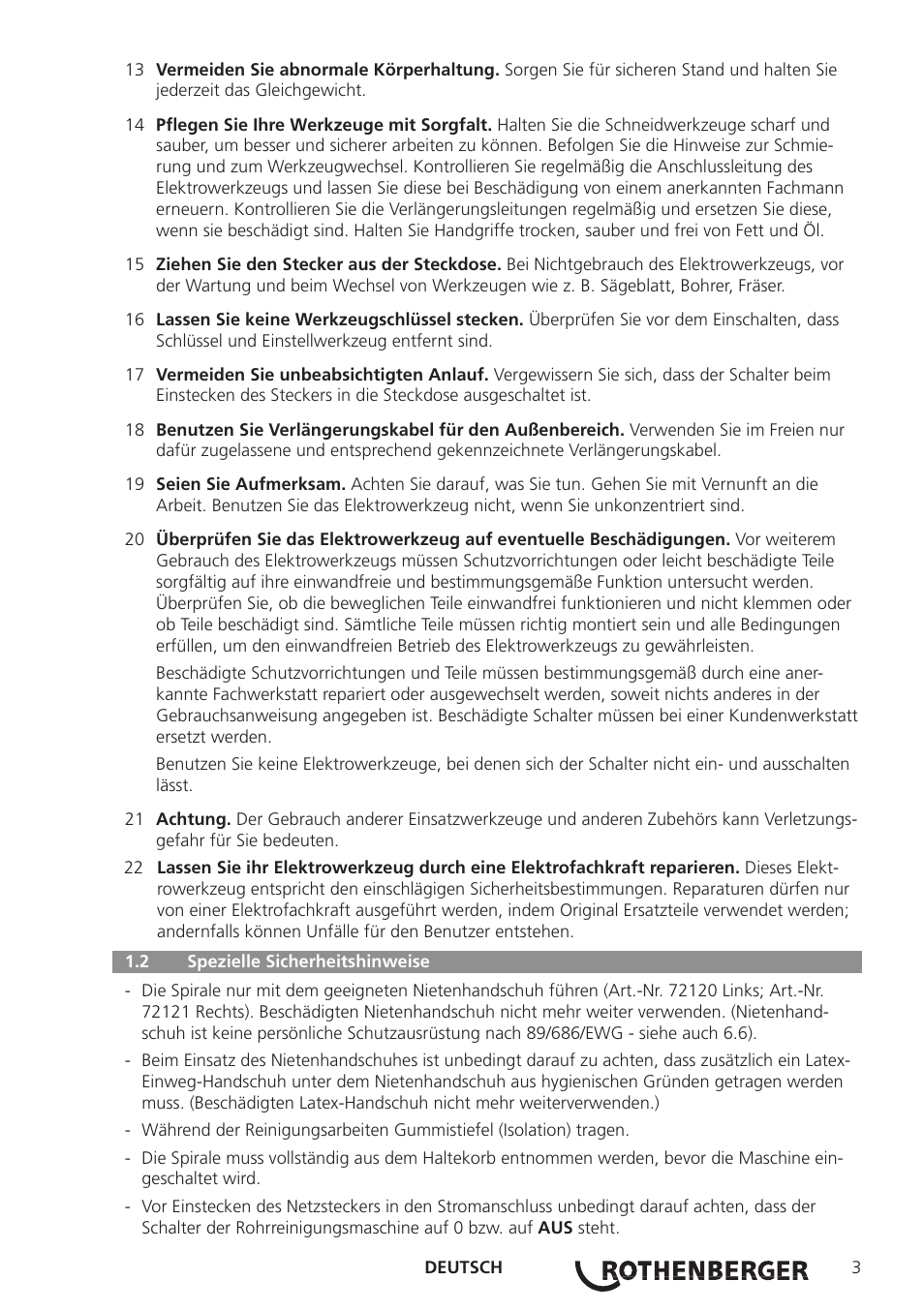 ROTHENBERGER R 750 User Manual | Page 11 / 180