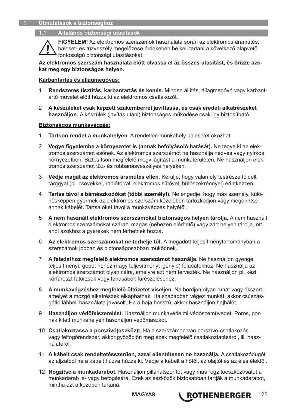 ROTHENBERGER R 750 User Manual | Page 133 / 180