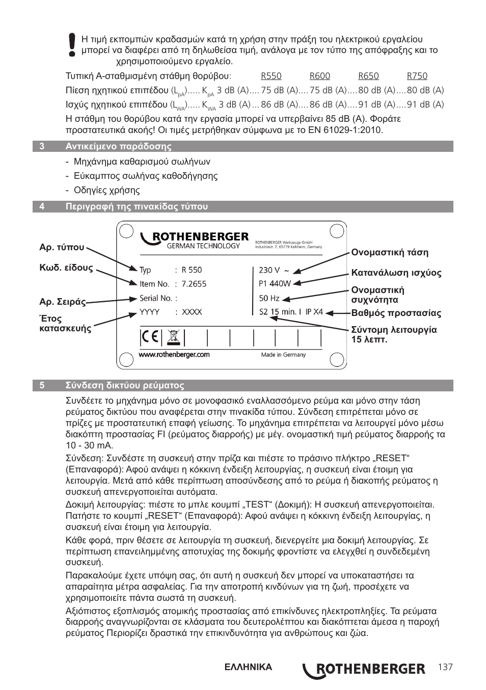 ROTHENBERGER R 750 User Manual | Page 145 / 180