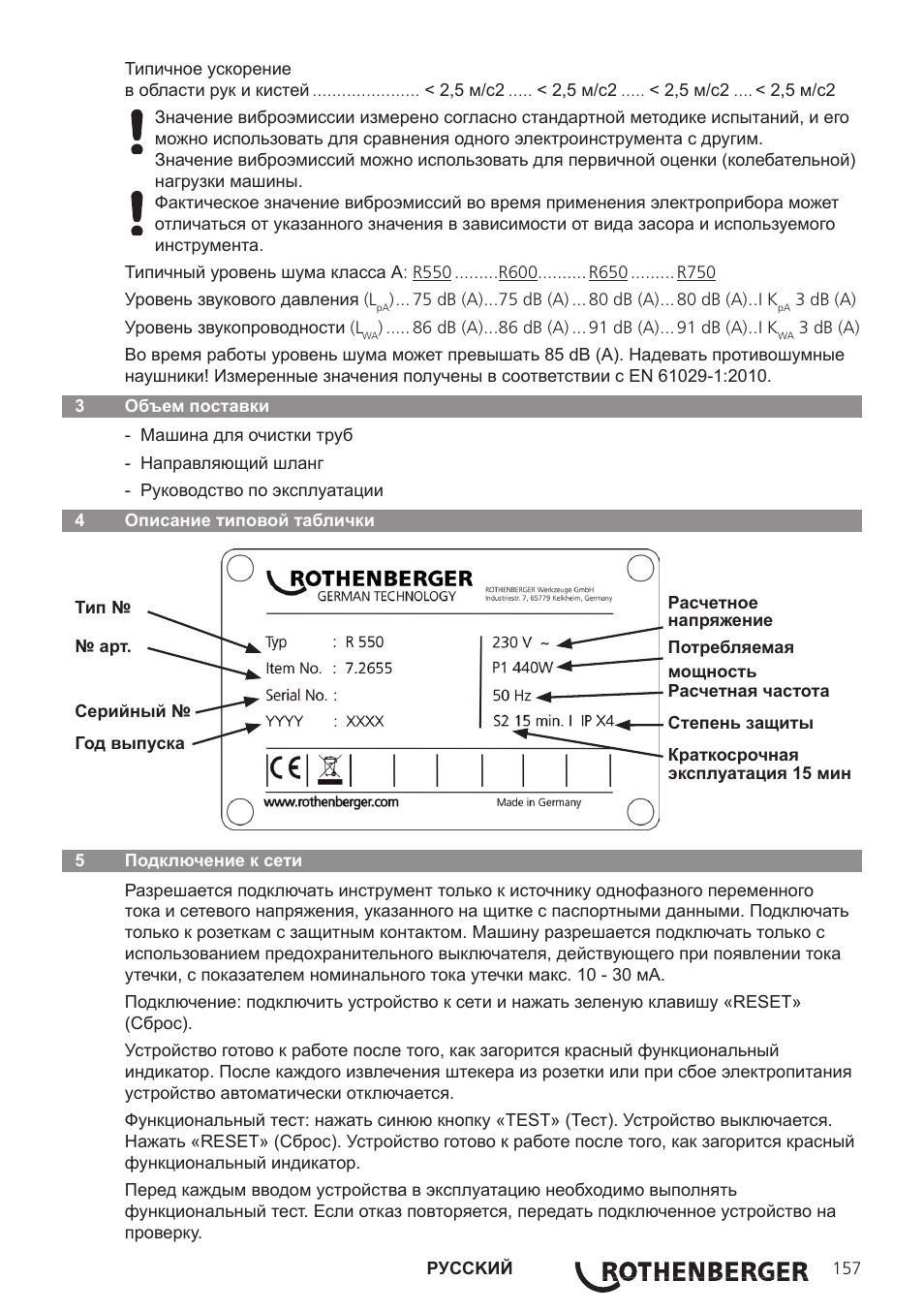 ROTHENBERGER R 750 User Manual | Page 165 / 180