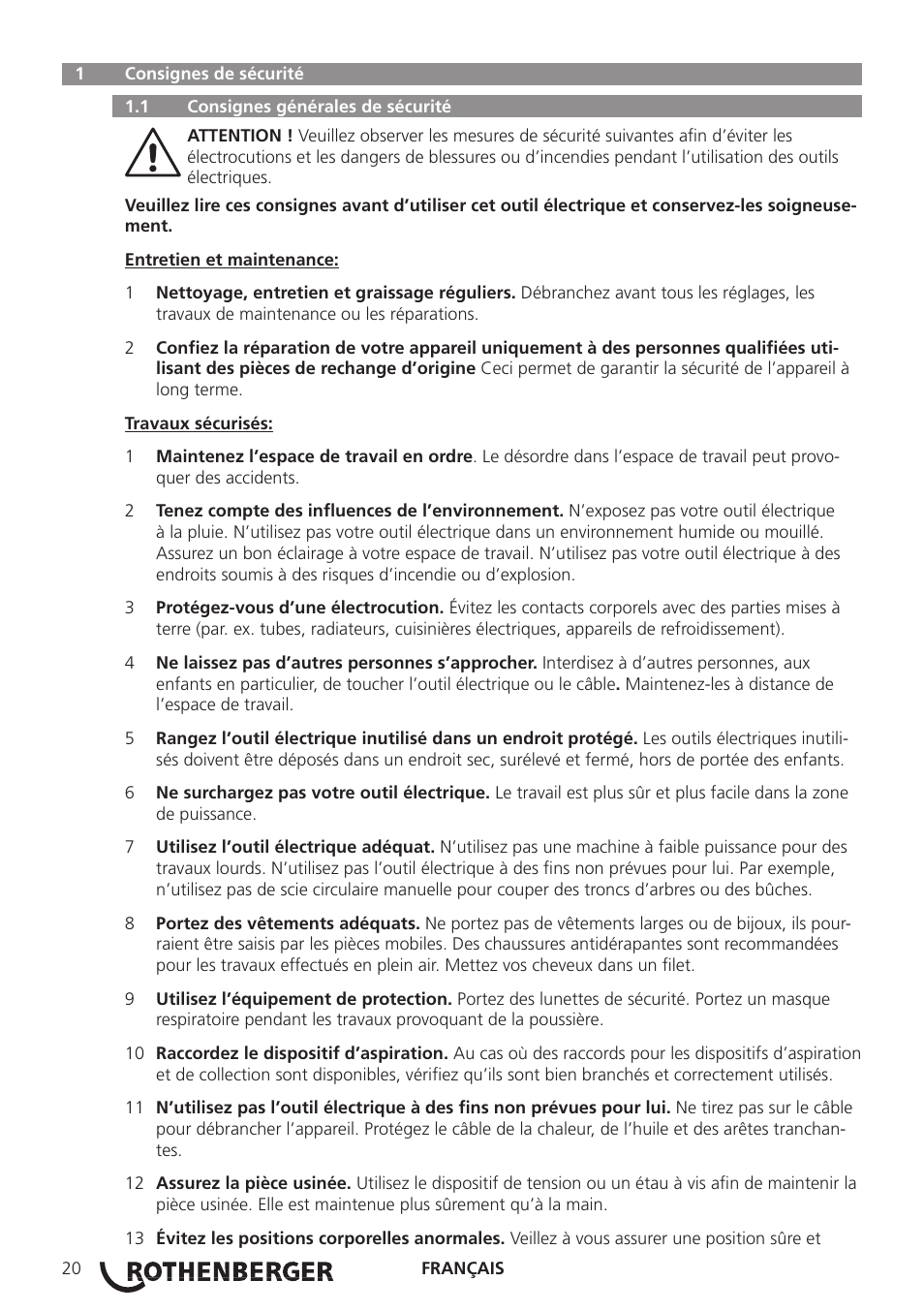 ROTHENBERGER R 750 User Manual | Page 28 / 180