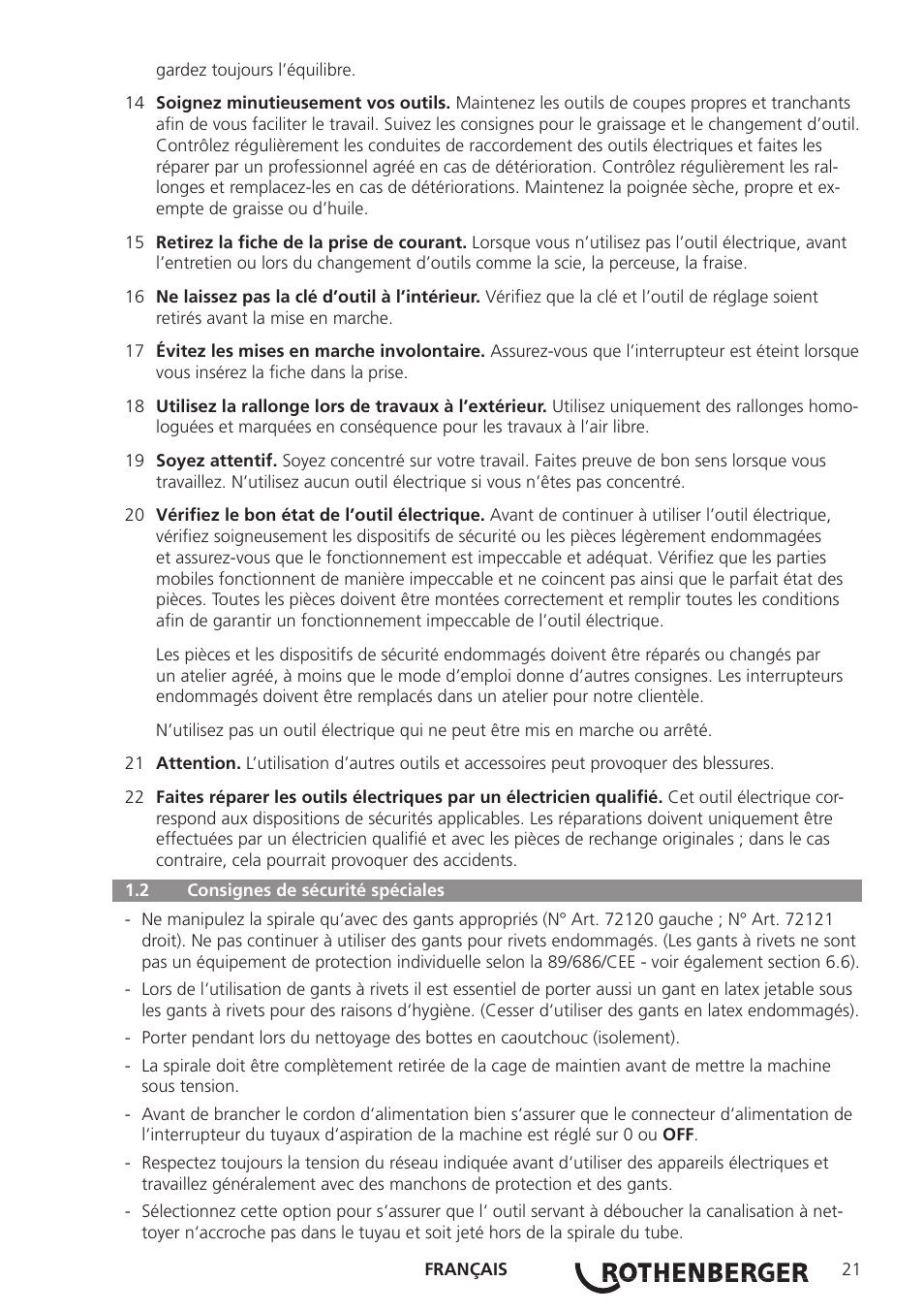 ROTHENBERGER R 750 User Manual | Page 29 / 180
