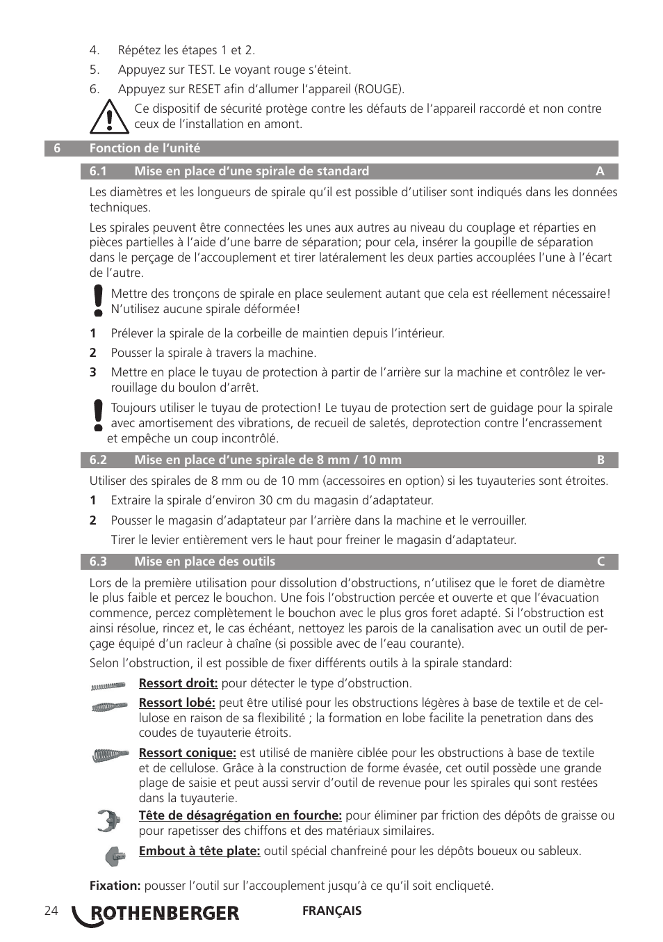 ROTHENBERGER R 750 User Manual | Page 32 / 180