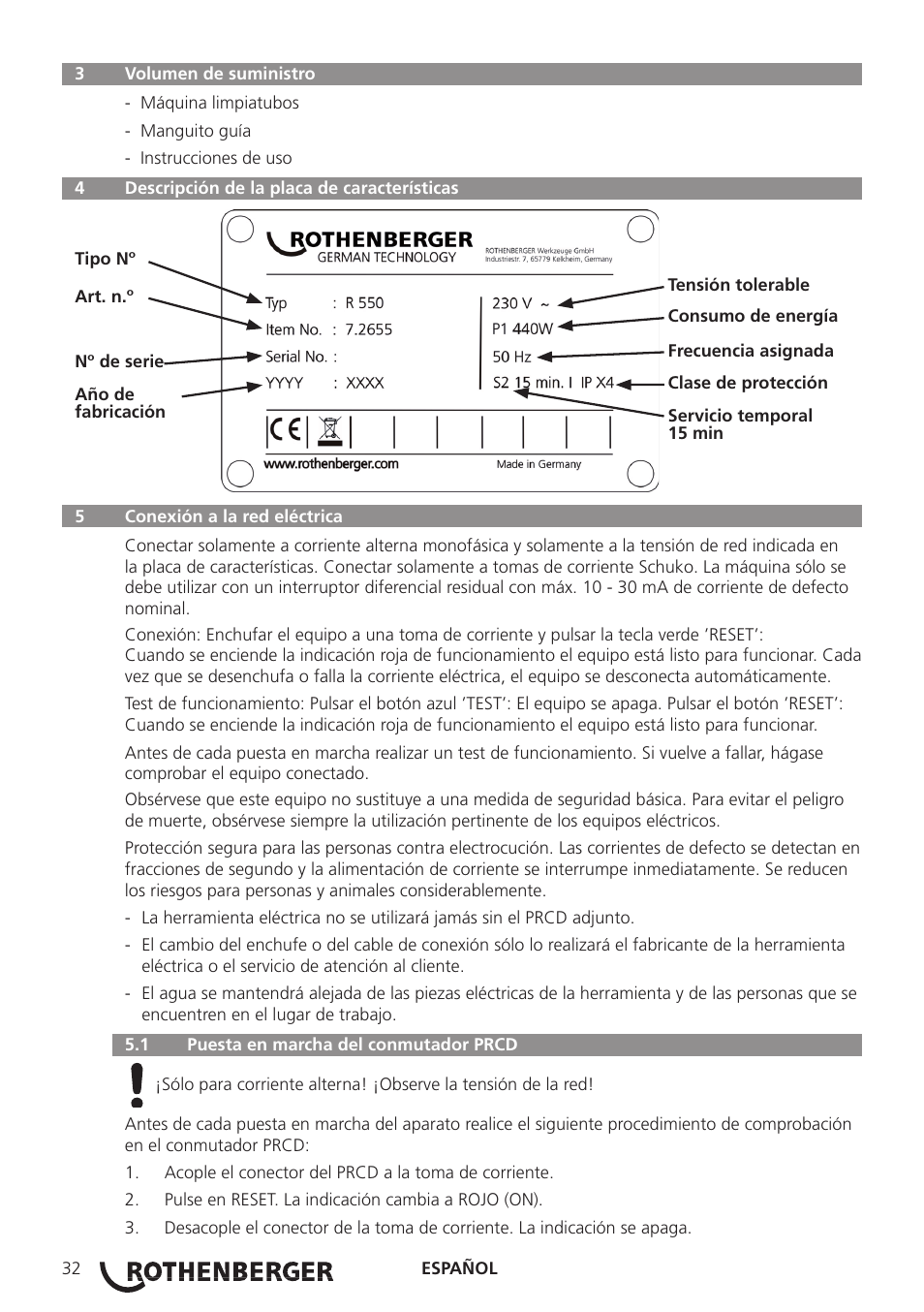 ROTHENBERGER R 750 User Manual | Page 40 / 180