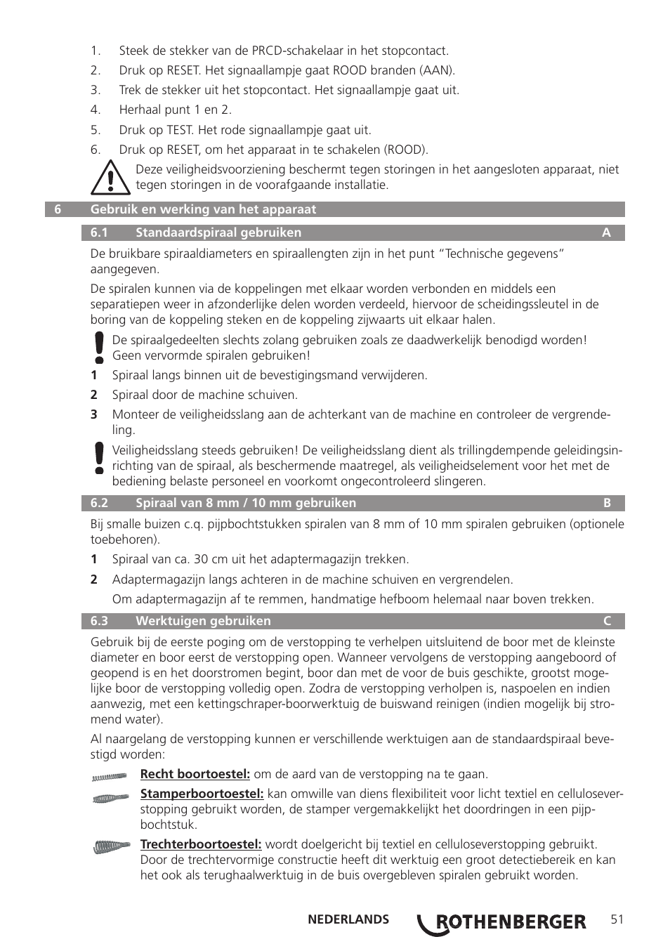 ROTHENBERGER R 750 User Manual | Page 59 / 180