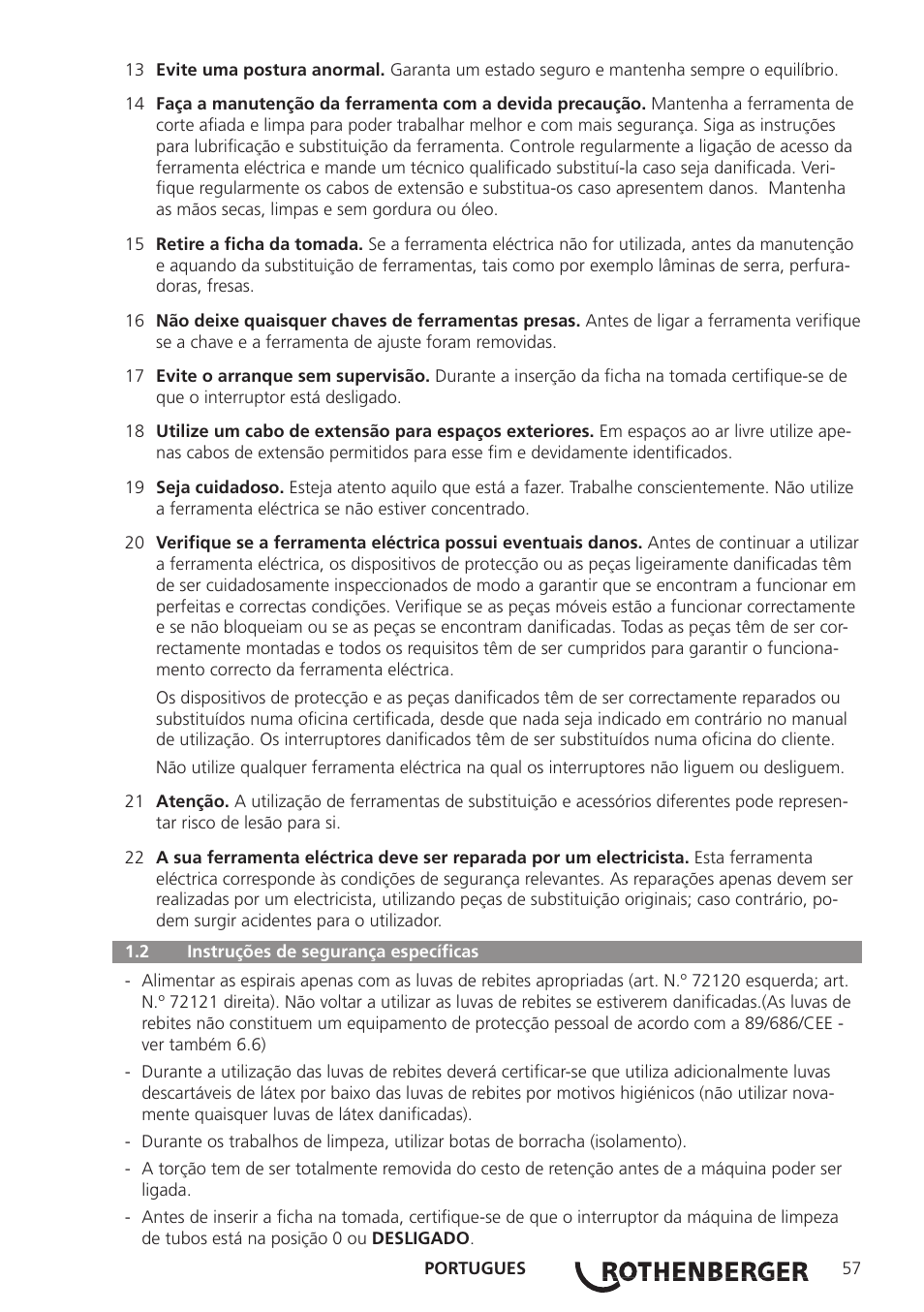 ROTHENBERGER R 750 User Manual | Page 65 / 180