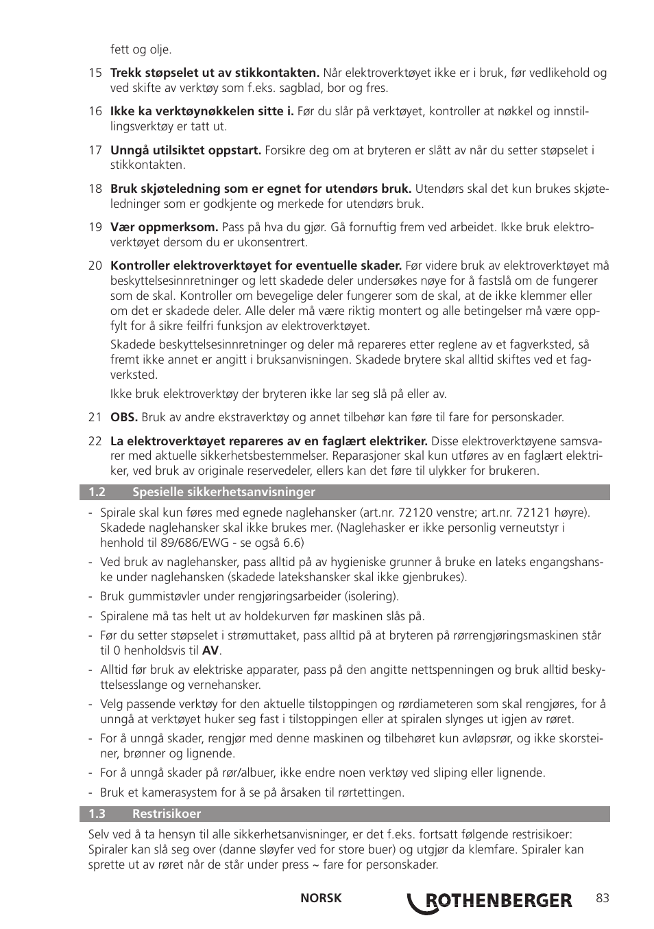 ROTHENBERGER R 750 User Manual | Page 91 / 180