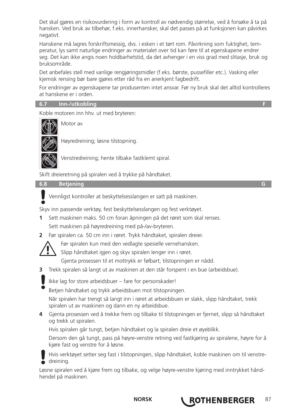 ROTHENBERGER R 750 User Manual | Page 95 / 180