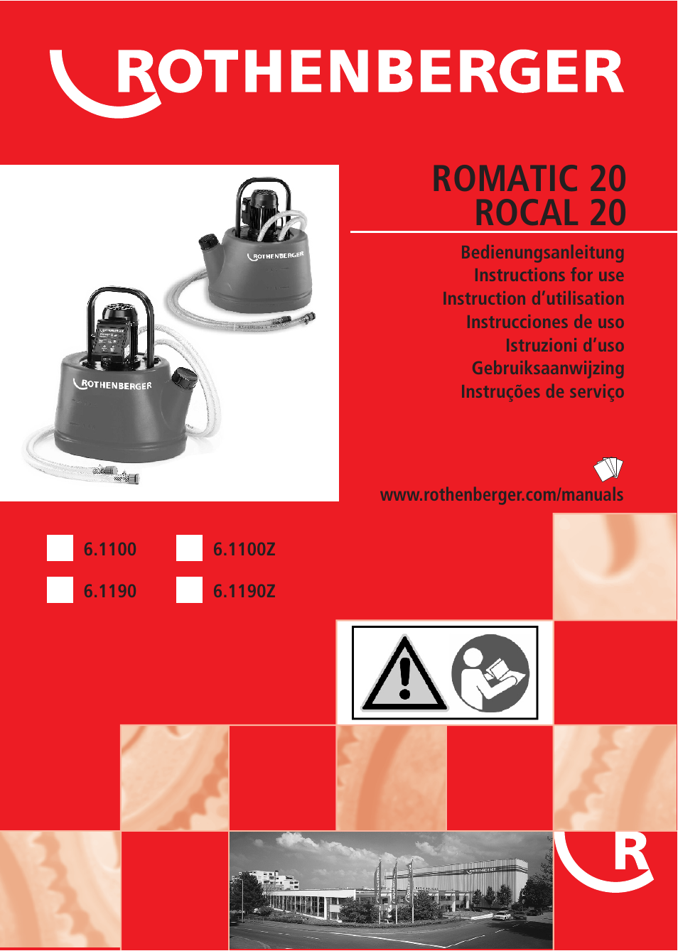 ROTHENBERGER ROCAL 20/ROMATIC 20 User Manual | 36 pages