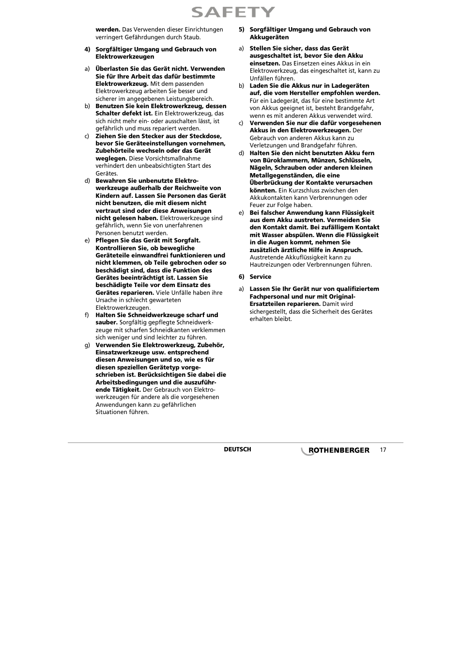 ROTHENBERGER ROCAL 20/ROMATIC 20 User Manual | Page 19 / 36