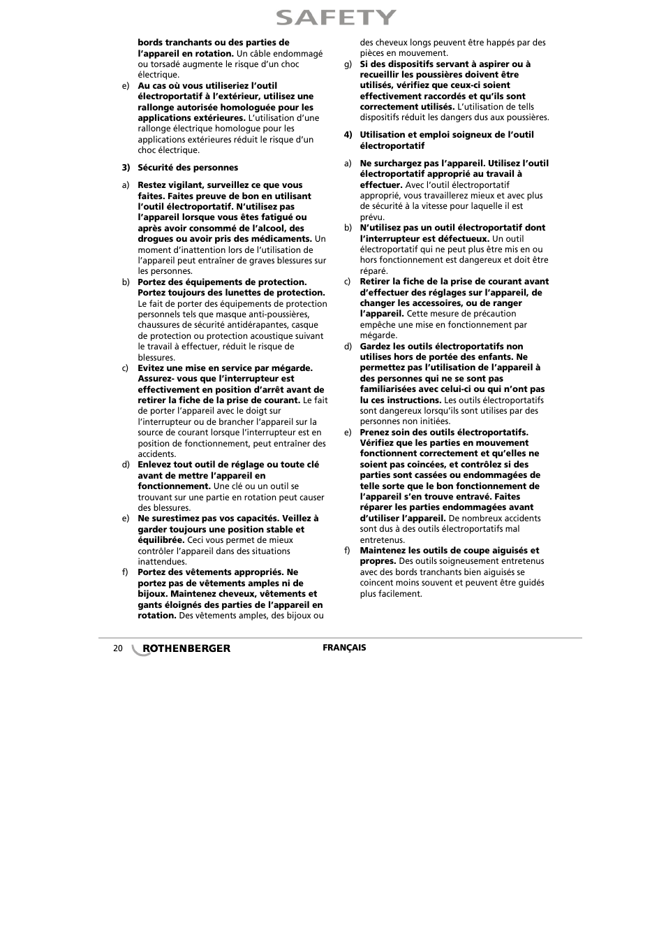 ROTHENBERGER ROCAL 20/ROMATIC 20 User Manual | Page 22 / 36